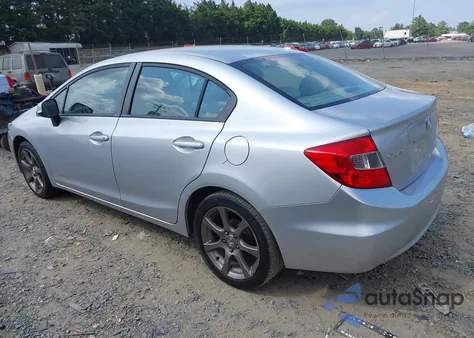 2012 Honda Civic Lx from USA, damaged, VIN 19XFB2F50CE326735